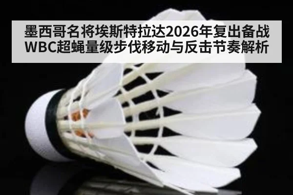 墨西哥名将埃斯特拉达2026年复出备战WBC超蝇量级步伐移动与反击节奏解析 | jiuyouhui
